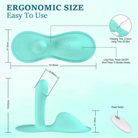 2-in-1 Vibrator Klitoris Dual-Stimulator Doppelmotor Dildo Saugnapf-Vibrator Klitoris Analplug Erotikspielzeug für Mann Frau