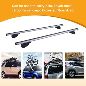 Barre de toit transversale en aluminium pour voiture, barre à bagages avec capacité de charge de 50 kg et installation facile - Product Image 2
