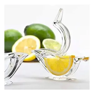 Portable Manual Bird Shape Transparent Juicer Hand Press Acrylic Fruit Vegetable Tool For Home Kitchen Bar Gadget