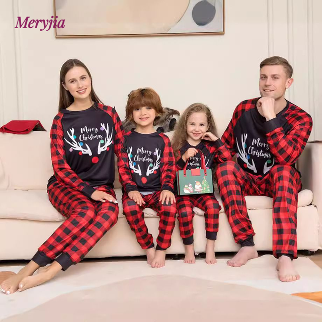 Pajamas Familiar Pyjamas Set Adult Kids Baby Men Women Christmas Family Matching Pajamas