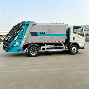 SINOTRUK HOWO 8 Cubic Meter Compression Garbage Truck Lorry with Sewage Tank Hydraulic Bin Lifter City Rubbish Collection Truck - Product Image 4