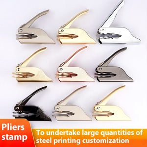 Mango de <span class=keywords><strong>oro</strong></span> rosa Patrón de bricolaje <span class=keywords><strong>Sello</strong></span> en relieve Nuevo <span class=keywords><strong>sello</strong></span> de escritorio portátil con Material de cera de plástico de vidrio para uso de oficina - Product Image 4