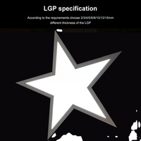 Plaque de guidage lumineux LED en PMMA acrylique transparent et alliage d'aluminium, taille personnalisable, certifiée CE, 12V/24V, design moderne
