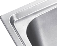 Longue durée de vie de haute qualité moderne SUS304 en acier inoxydable cuisine Double bol évier vanité pour la cuisine