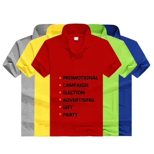 Custom Promotion Apparel Advertising Or Promotion 100% Polyester Spandex Sun Protection Sublimation Polo Shirts