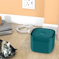 Fontaine à eau pour animaux de compagnie à circulation automatique en acier inoxydable de grande capacité 3L, alimentée par USB, silencieuse
