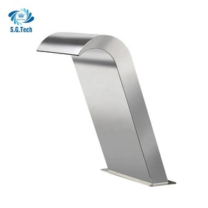 <span class=keywords><strong>Prix</strong></span> d'usine en acier inoxydable forme moderne caractéristique <span class=keywords><strong>de</strong></span> l'eau <span class=keywords><strong>piscine</strong></span> cascade <span class=keywords><strong>rideau</strong></span> d'eau - Product Image 5