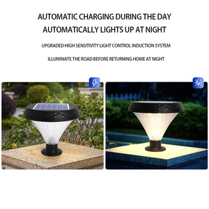 <span class=keywords><strong>Solaire</strong></span> IP65 évalué grande <span class=keywords><strong>boule</strong></span> LED entrée voie jardin Post Globe pilier réverbère résidentiel extérieur - Product Image 6