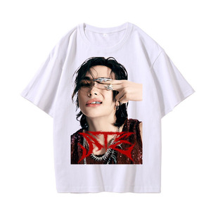 T-shirt <span class=keywords><strong>ATE</strong></span> personalizzata promozionale fai-da-te <span class=keywords><strong>a</strong></span> maniche corte con stampa KPOP Street Children - Product Image 2