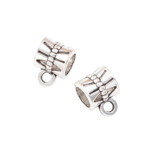 Accesorios de joyería de lujo de aleación de Zinc Retro DIY, cuentas de tres vías, pulsera de agujero grande colgante único, cierre de joyería, fianza - Product Image 4