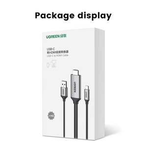 Cable UGREEN Tipo C a HDMI2.0 1,5 M, Cable Hdmi2.0 de alta velocidad 4K @ 60Hz con funciones de fuente de alimentación USB a - Product Image 6