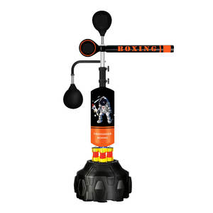 Saco de Boxeo de Pie para Adultos con Pera de Velocidad Esquiva y Barra Giratoria para Entrenamiento de Reacción - Product Image 3