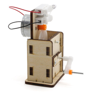Modelo de Transmisión de Alta Tensión para Generación de Energía Eólica, Experimento Científico para Estudiantes, Tecnología DIY, Pequeña Producción Científica, <span class=keywords><strong>Madera</strong></span> - Product Image 3