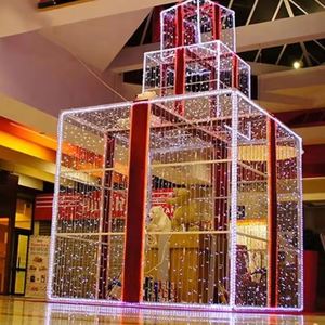 Mode Luxueux 3D LED Décoration De Noël Motif Lumières Géant Cadeau De Noël Lumières - Product Image 1