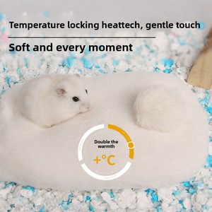 Kissen für Hamster Haustier betten Arctic Wool und Thermal Cotton Pads für kleine Haustiere wie Igel Drachen Mäuse und Kaninchen - Product Image 2