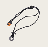 Pendentif de survie EDC Firecraft Paracord Ceramic Striker Ferro Rod Steel Fire Starter Necklace