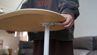 Table basse élégante ADA pour salon, réglable en hauteur avec vérin à gaz, pour ordinateur portable et thé, avec structure métallique