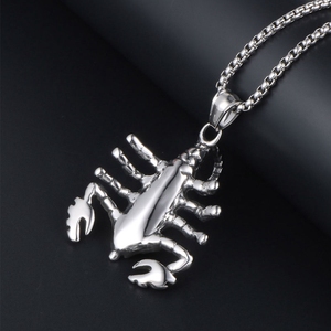 Collier de <span class=keywords><strong>scorpion</strong></span> pour homme et femme, bijou unisexe de couleur argent, pendentif de <span class=keywords><strong>Scorpion</strong></span>, Punk <span class=keywords><strong>Rock</strong></span>, cadeau de noël - Product Image 4