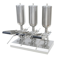 Machine à churros manuelle pour garnitures, en acier inoxydable 304, machine à garnir les churros à vendre