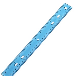Juego de 3 Reglas Rectas de Plástico de 30 cm, Coloridas, Económicas, de Colores Surtidos - Product Image 4