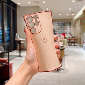 Étui de téléphone portable électroplaqué, petit amour creux pour <span class=keywords><strong>Samsung</strong></span> A34 5G, étui de protection d'objectif pour <span class=keywords><strong>Samsung</strong></span> galaxy 54 5G - Product Image 2