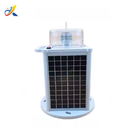 3-7 milles nautiques Lumière solaire tout en un LED balise d'obstacle IP68 étanche clignotant réfléchissant