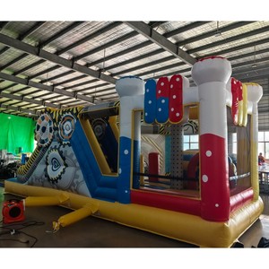 Çılgın Bilim Laboratuvarı Şişme Oyun Evi Kaydıraklı Kombinasyonu |   Ticari Kiralık Şişme Oyuncaklar, Fabrikadan Doğrudan - Product Image 2