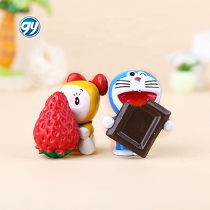 6 Pcs Doraemon Dessert Figure Gâteau Topper Téléphone Accessoire Chanceux Maneki <span class=keywords><strong>NEKO</strong></span> Décor - Product Image 3