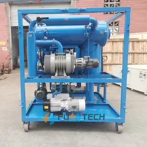 High Vacuum Double Stage Insulation Oil Purifier Oil Purification Filter System Transformer Oil Filtration Machine