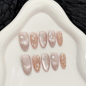 Esmalte <span class=keywords><strong>de</strong></span> <span class=keywords><strong>Uñas</strong></span> Acrílico Semitransparente con Diseño <span class=keywords><strong>de</strong></span> Rosas y <span class=keywords><strong>Tulipanes</strong></span>, Estilo Barroco, con Estrellas, Luna y Varita <span class=keywords><strong>de</strong></span> Hada, Brillante y Ultrafino - Product Image 6