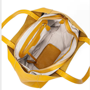 Borsa Tote classica <span class=keywords><strong>da</strong></span> donna in vera pelle con ciondolo nero borse <span class=keywords><strong>da</strong></span> <span class=keywords><strong>sera</strong></span> borsa a secchiello - Product Image 6