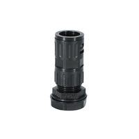 Conector de manguera de conducto PA66 Flexible negro gris Anillos de sellado integrados Ajuste retráctil IP68 -40 100 Rango de temperatura EPDM