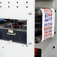 Machine d'impression flexographique couleur RTRY-420 modèle 1 avec UV et Corona