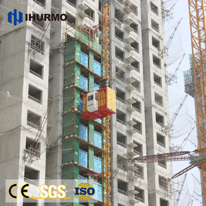 Equipo de elevación Elevador de construcción de jaula doble Herramientas de construcción Elevador Elevadores de construcción - Product Image 1