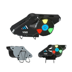 2024 nuovo Design Y60 ABS casco integrale casco moto blu dente auricolare - Product Image 5