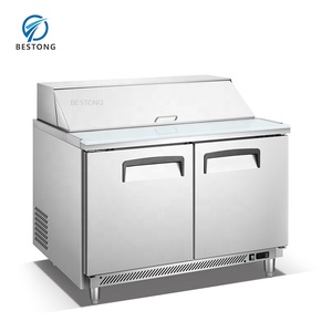 Thương mại duy nhất nhiệt độ thép không gỉ salad tủ lạnh máy làm lạnh nhỏ câm tủ lạnh tủ đông truy cập cho chuẩn bị bảng - Product Image 2