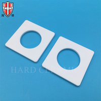 Piring Keramik Persegi ATZ Khusus dengan Lubang Tengah Alumina Toughened Zirconia