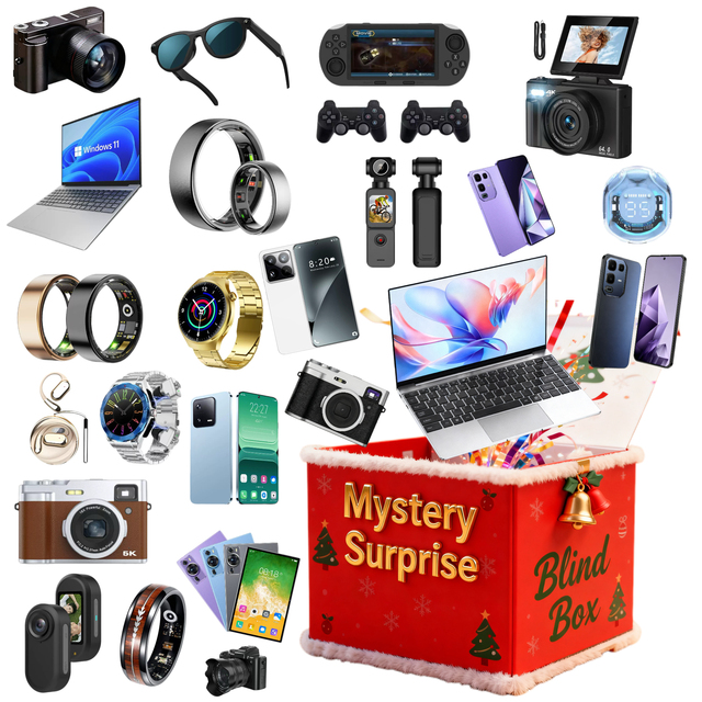 100% Real Premium 5 Pieces Random Smartphone Watches Earphone Global 3C Electronic Mystery Box Exclusive Full Cost-Effective Box