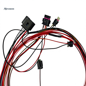 Faisceau de câblage de capteur de carrosserie automobile, multi-branques, avec gaine tressée, faisceau de câblage personnalisé, usine OEM, 12V 24V - Product Image 6