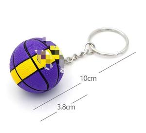 All'ingrosso 3D basket Keychain US Team giocatori Jersey morbido PVC basket portachiavi portachiavi con 3D gomma basket basket - Product Image 6