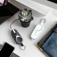 2-en-1 2000mAh Ultra-Delgado Mini Cargador de emergencia portátil Pantalla LED 5W USB 5V Nuevo Llavero Banco Central eléctrica