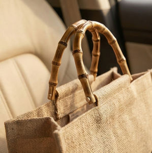 Sac <span class=keywords><strong>de</strong></span> plage et <span class=keywords><strong>de</strong></span> courses portable en <span class=keywords><strong>toile</strong></span> <span class=keywords><strong>de</strong></span> <span class=keywords><strong>jute</strong></span> robuste, écologique, <span class=keywords><strong>de</strong></span> style classique, <span class=keywords><strong>de</strong></span> haute qualité, avec logo imprimable - Product Image 3