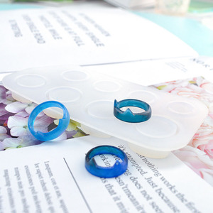 <span class=keywords><strong>Moule</strong></span> en <span class=keywords><strong>Silicone</strong></span> pour anneau en résine, 18 pièces, bricolage, bijoux Arc, en forme De chat, batelbedarf - Product Image 2