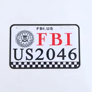 사용자 정의 디자인 인도 번호판 도매 양각 반사 번호 자동차 번호판