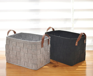 KUYUE-cesta de almacenamiento de fieltro plegable, venta al por mayor - Product Image 4