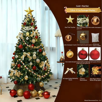 Sapin de Noël artificiel en plastique écologique, design pointu, décorations de Noël sur pied pour hôtels, décorations de Noël intérieures.