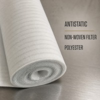 Tissu filtrant conducteur antistatique HAOTIAN en feutre aiguilleté polyester pour dépoussiéreur antidéflagrant pour moulin à farine et travail du bois