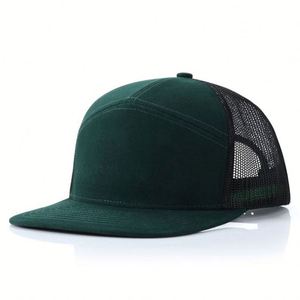 Gorra Trucker de Malla Richardson 168 de 5 Paneles con Visera Plana, de Alta Calidad, al por Mayor, Lisa, Casual, para Exteriores y Moda - Product Image 4