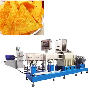 Máquina de chips de maíz, fabricante de tortillas, línea de producción de chips de cordoncillo