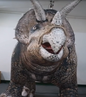 Ballon géant publicitaire imprimé intégral, Dinosaure Brontosaure grandeur nature pour adulte, Dinosaure Triceratops, Couture double aiguille, Garantie 3 ans